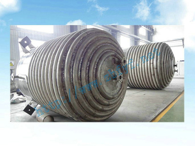 不锈钢反应釜罐 外盘管式不锈钢反应釜