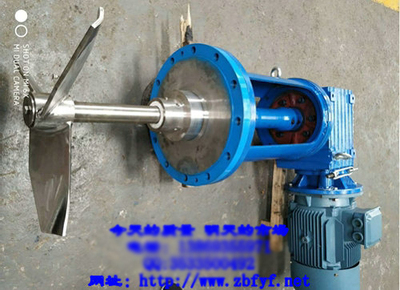 不锈钢侧入式搅拌器流型及其组装图