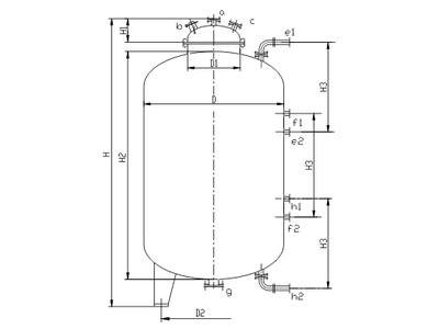 闭式搪瓷贮罐、搪瓷储罐