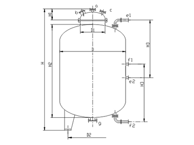 ZF搪玻璃贮罐、储罐